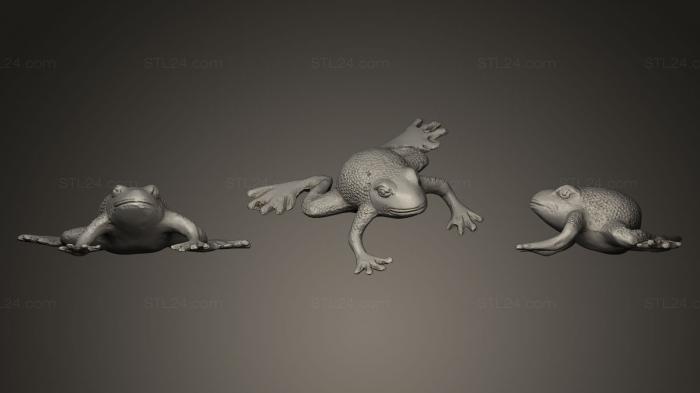 Animal figurines (Frog, STKJ_0283) 3D models for cnc